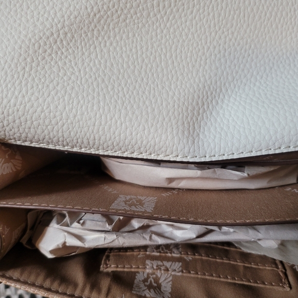 Anne Klein Straw Top Handle Satchel - Picture 6 of 8